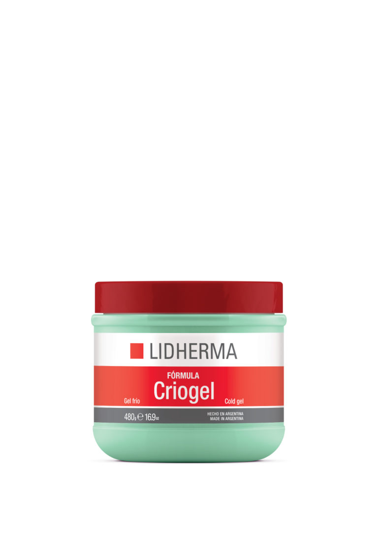 Lidherma Criogel, gel frío para estética corporal, 480g.